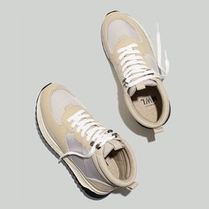 Madewell Sneaker Boot in Washed Nubuck